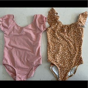 ZARA girls size 6-7 swimsuits